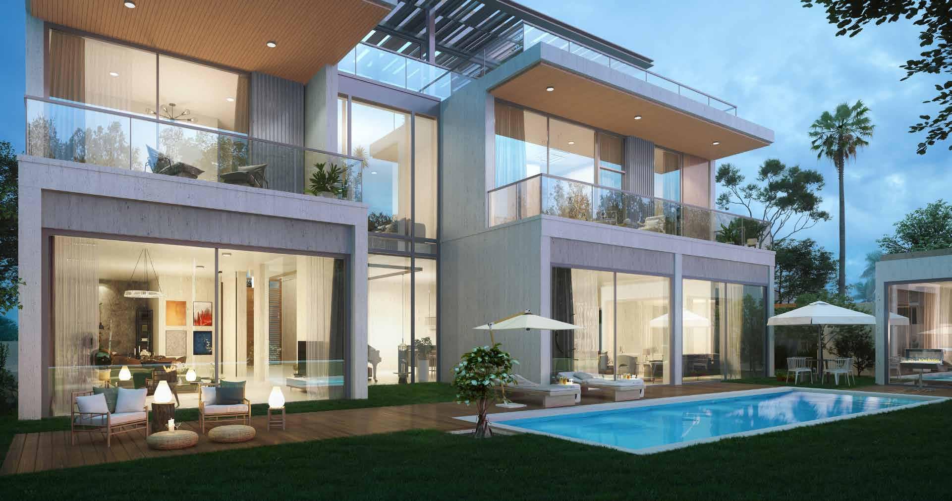 Luxury Waterfront Twin Villa | 4BR + Maid | Q 2026 - Off Plan Villa in Dubai South