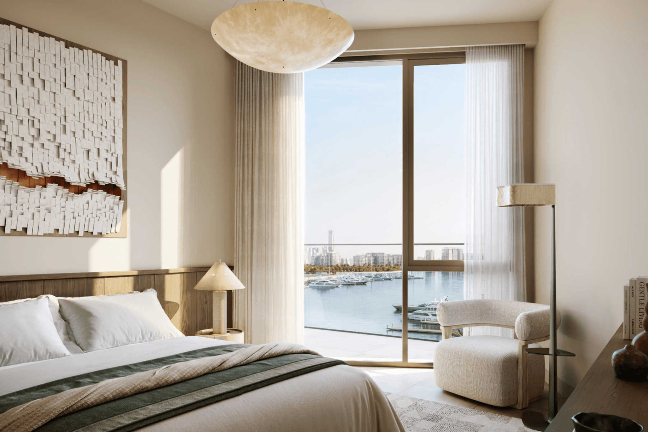Fior 1 at Rashid Yachts & Marina 1 Bedroom Apartment with Oceanfront View